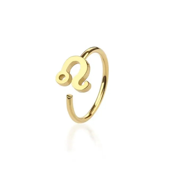 Zodiac Symbol Nose Hoop Ring