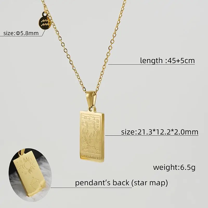 Golden Charm Necklace